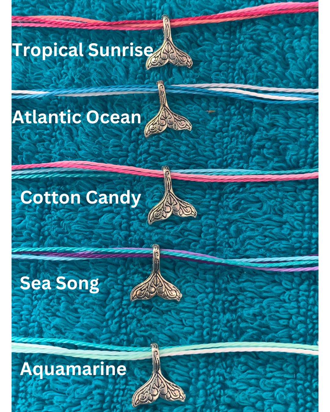 Mermaid Multi Wax Cord Bracelet