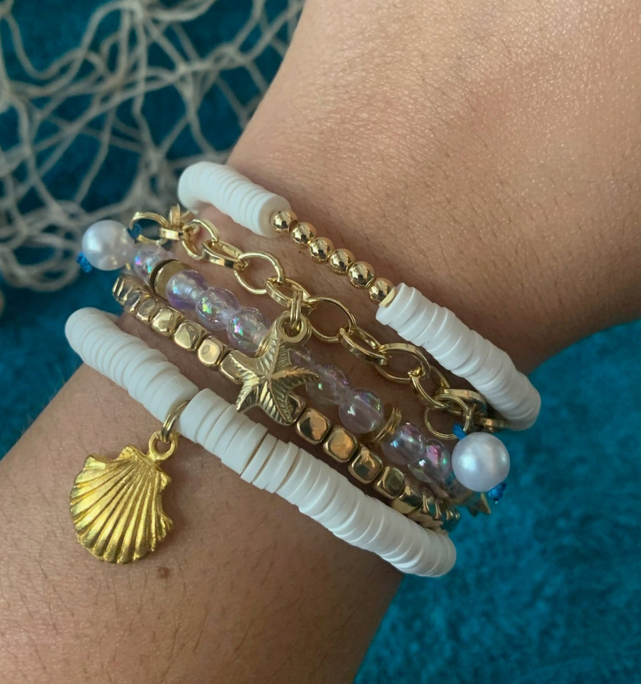 Beauty at the Beach Stackable Bracelet Set