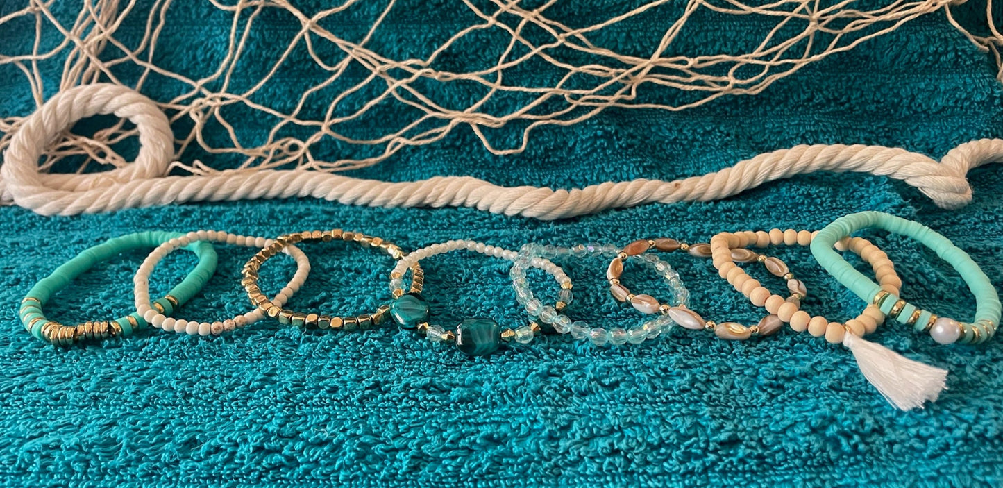 Tropical Treasures Stackable Bracelet Set