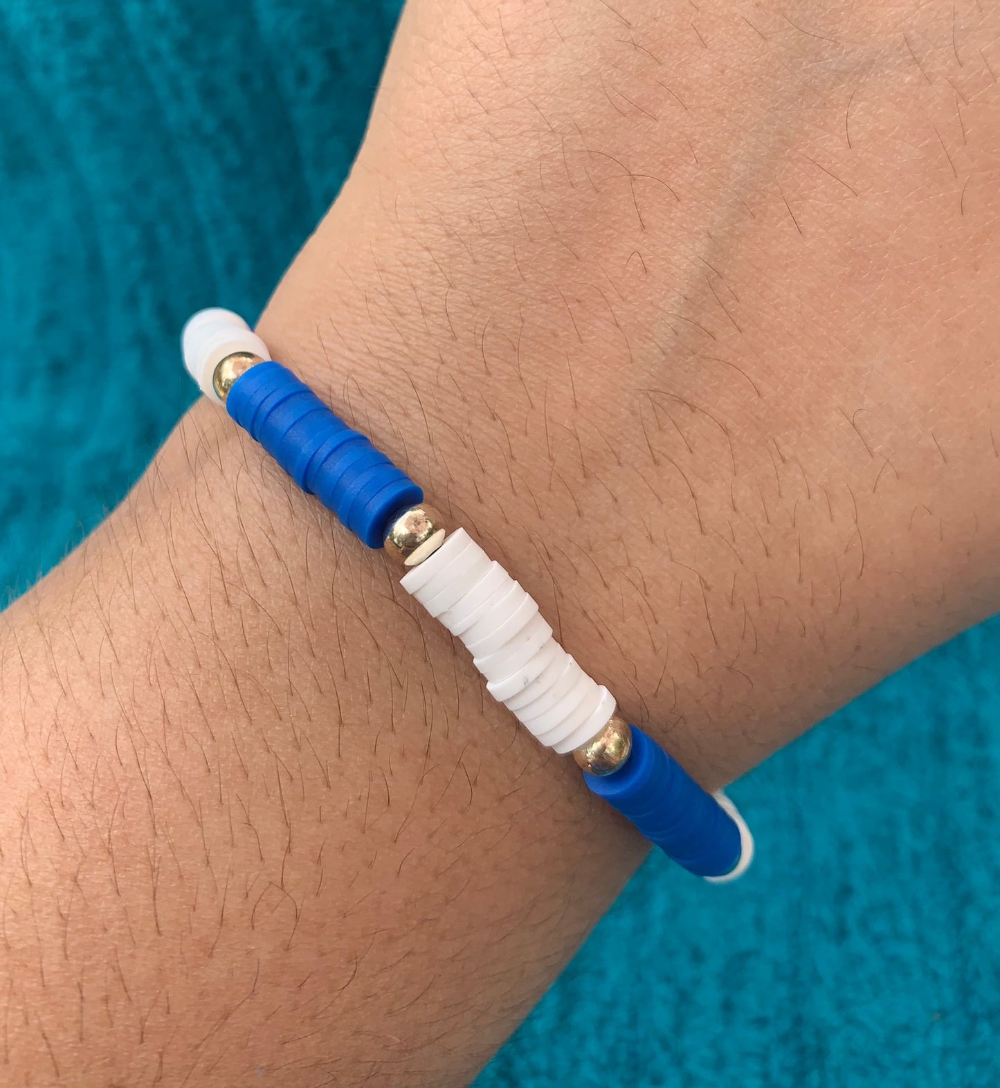 Nautical Heishi Bead Bracelet