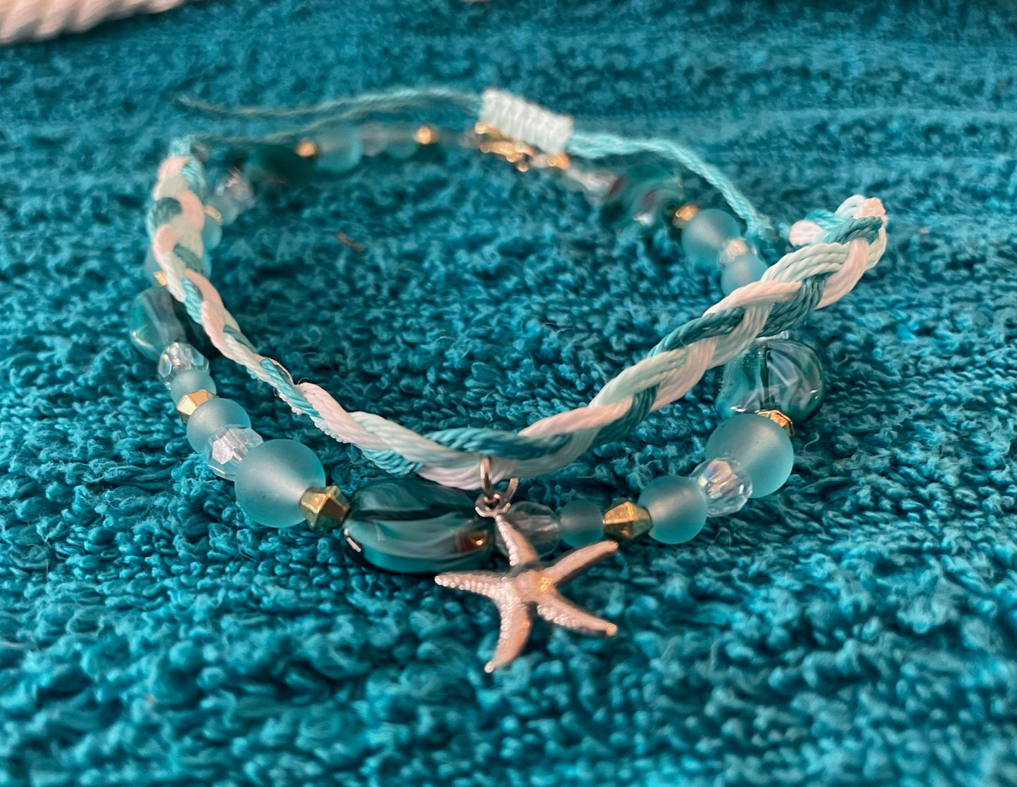 Starfish Soiree 2-Piece Anklet Set
