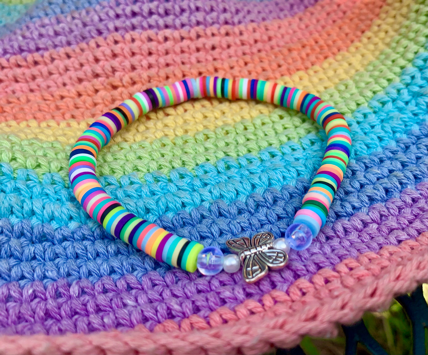 Rangi Changi Rainbow Butterfly Bracelet