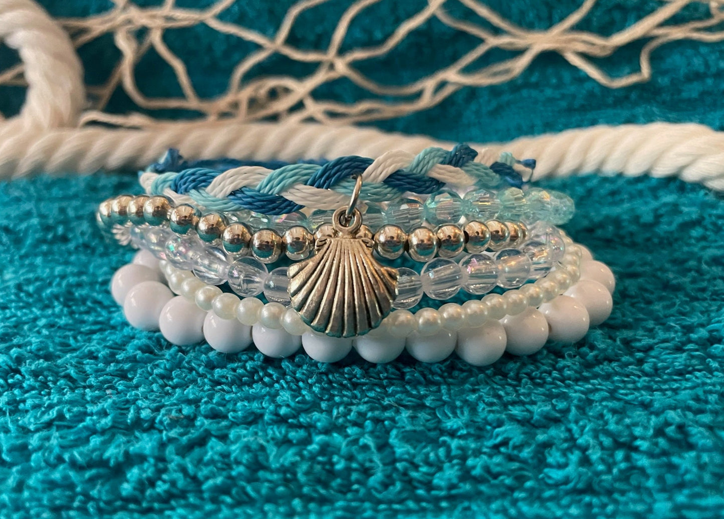 Coastal Charm Stackable Bracelet Set