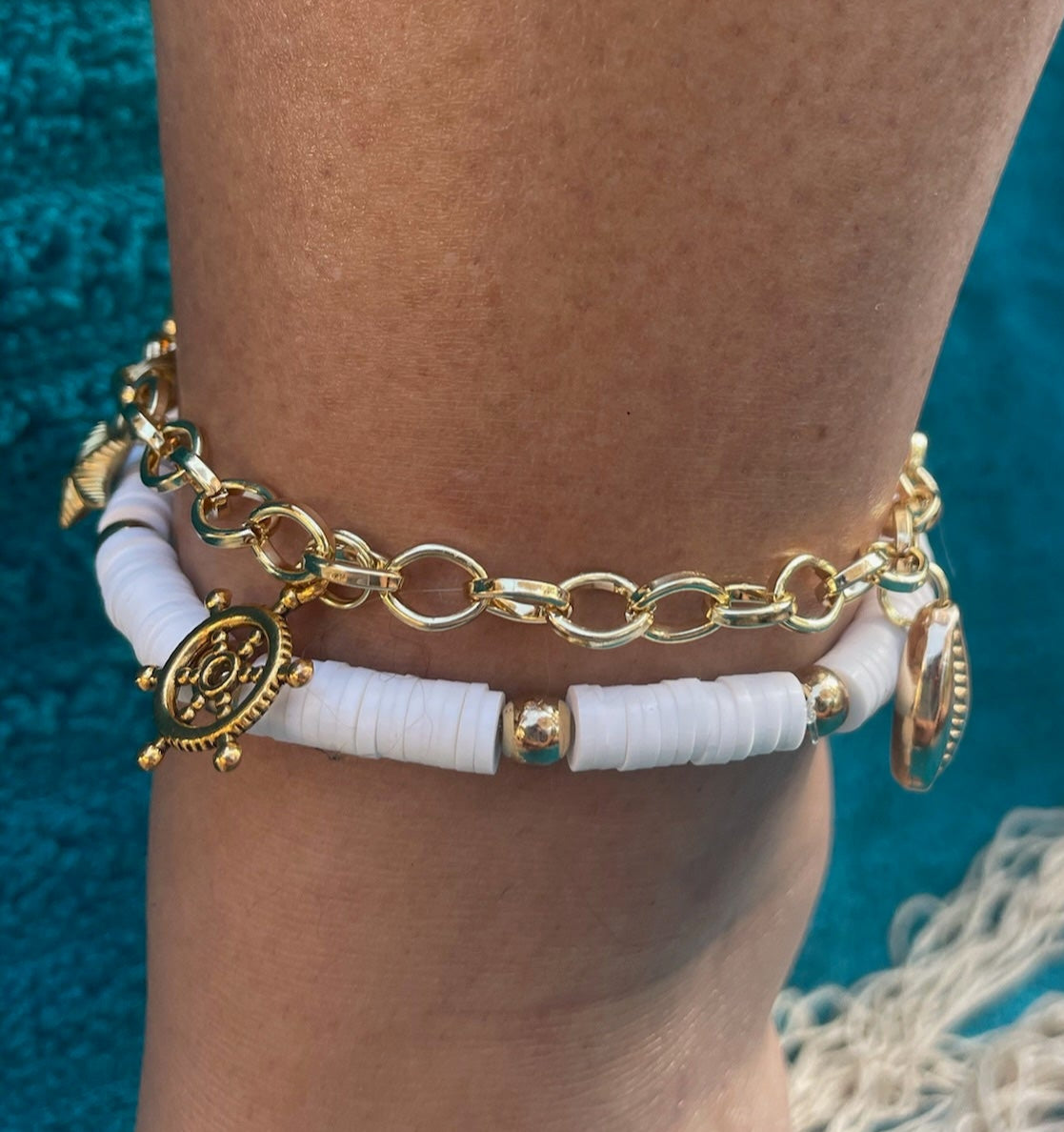 Island Charm Anklet Set