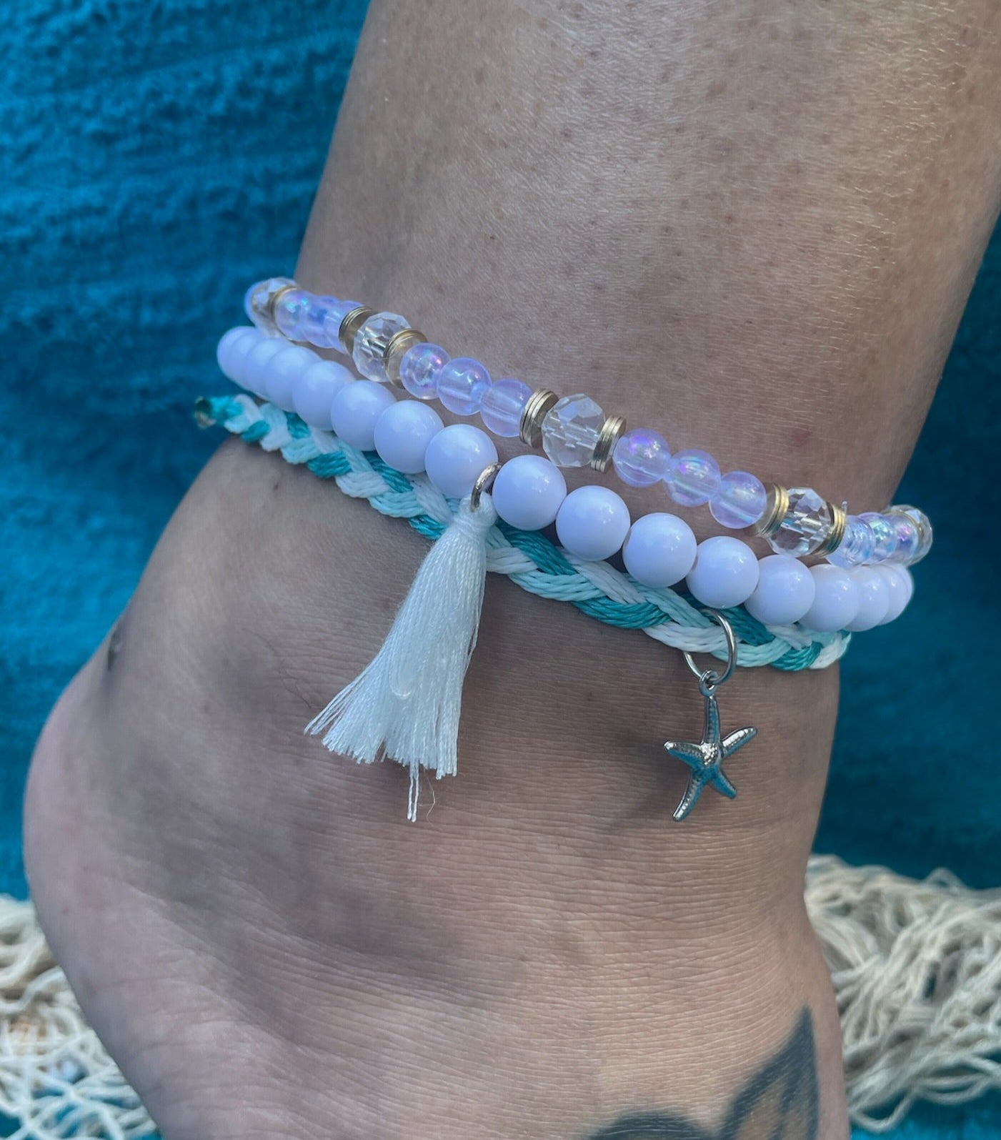 Coastline Cutie 3-Piece Anklet Set