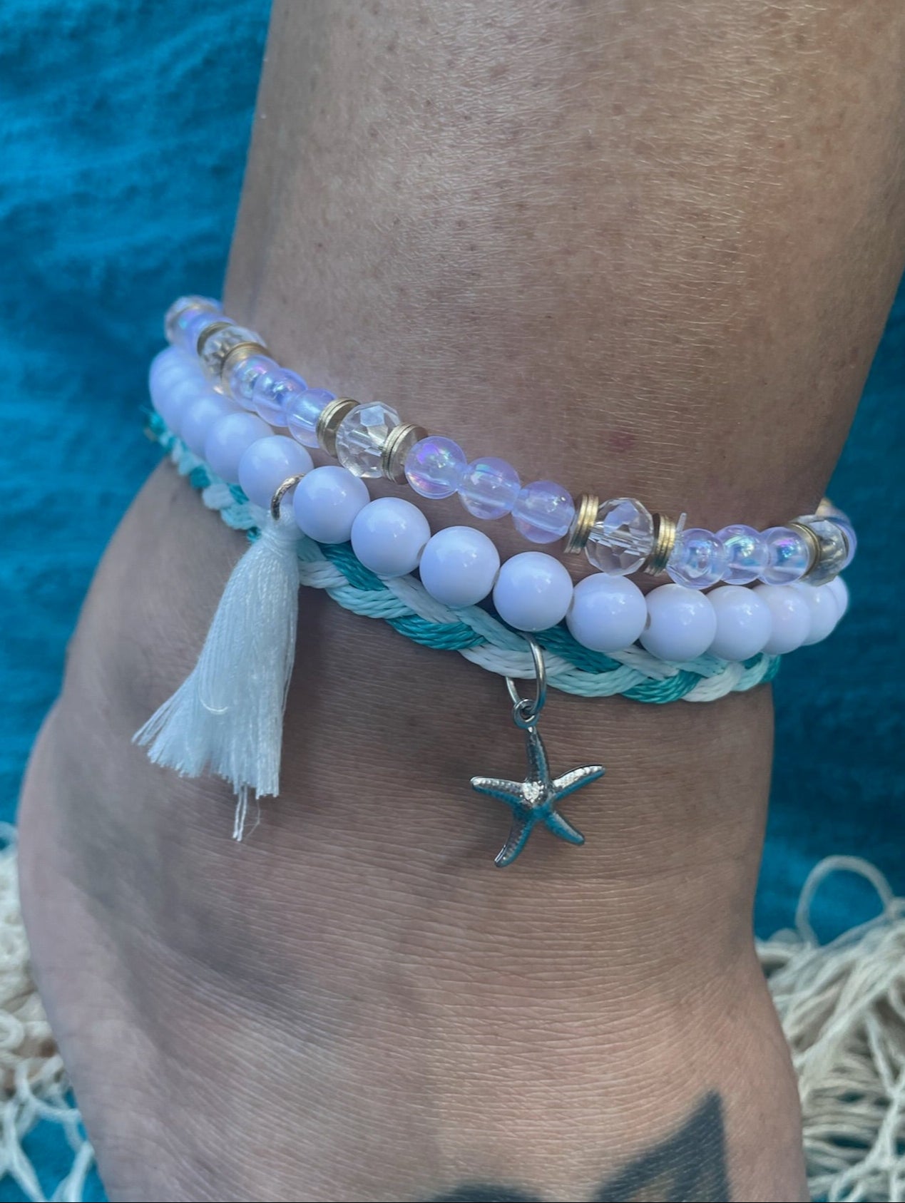 Coastline Cutie 3-Piece Anklet Set