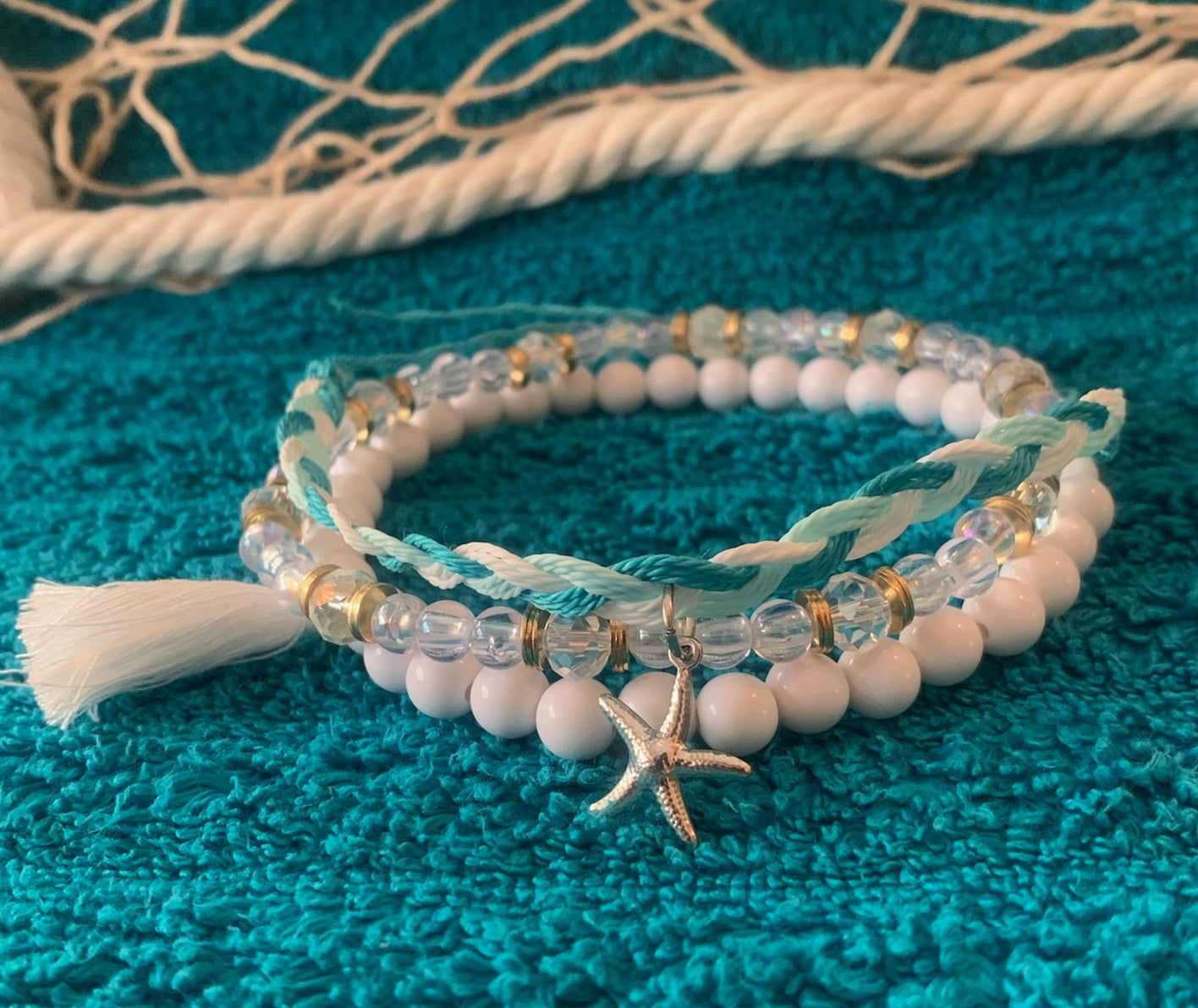Coastline Cutie 3-Piece Anklet Set