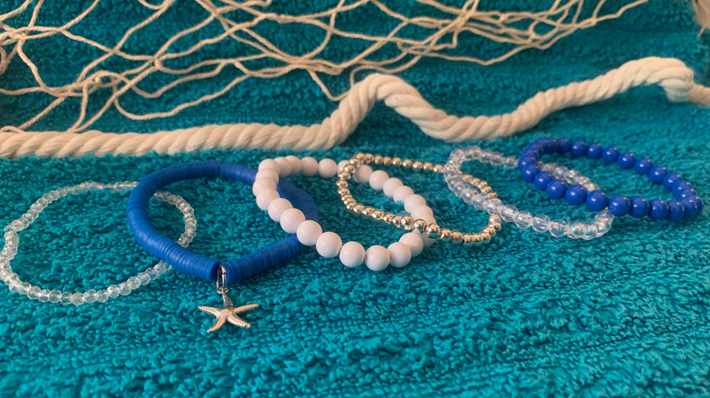 Naturally Nautical Stackable Bracelet Set