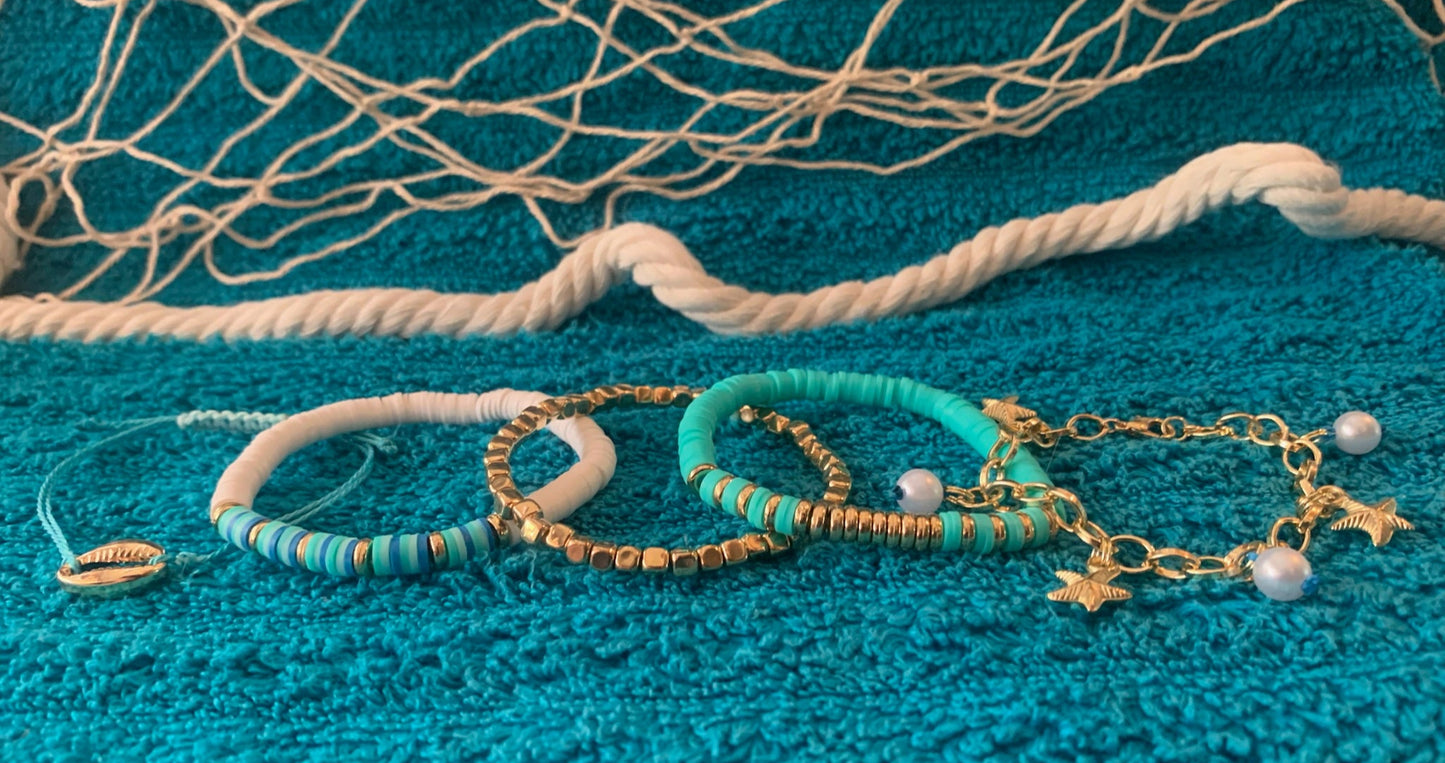 Tropical Trendsetter Stackable Bracelet Set