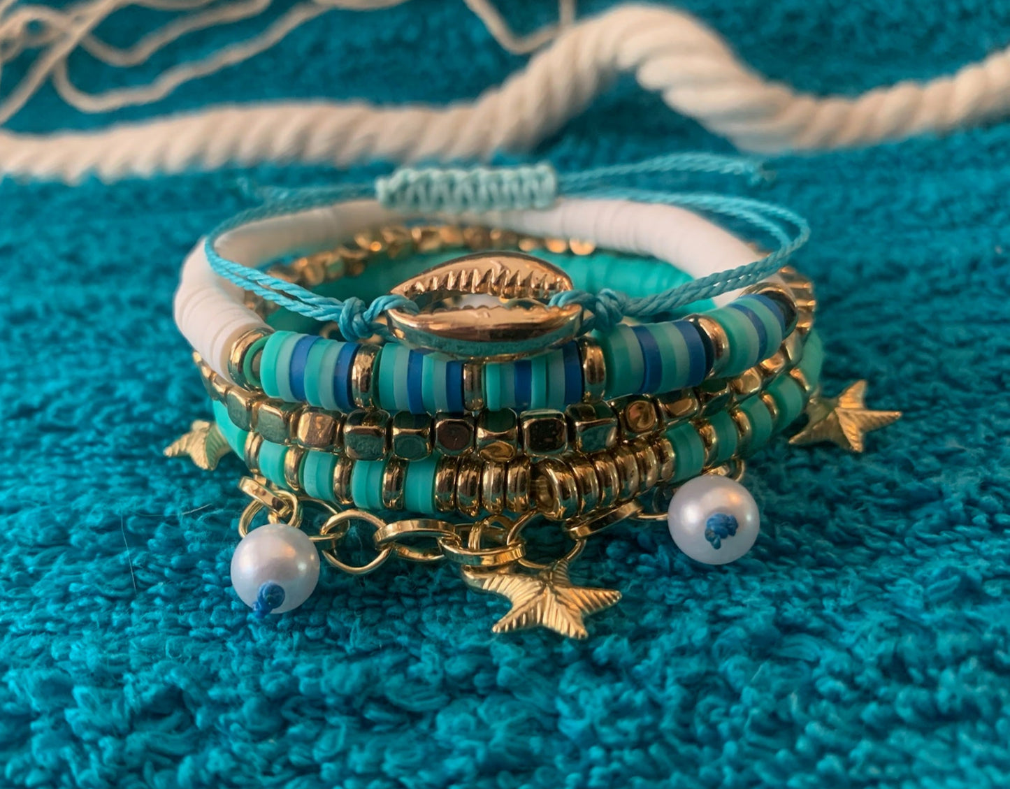 Tropical Trendsetter Stackable Bracelet Set