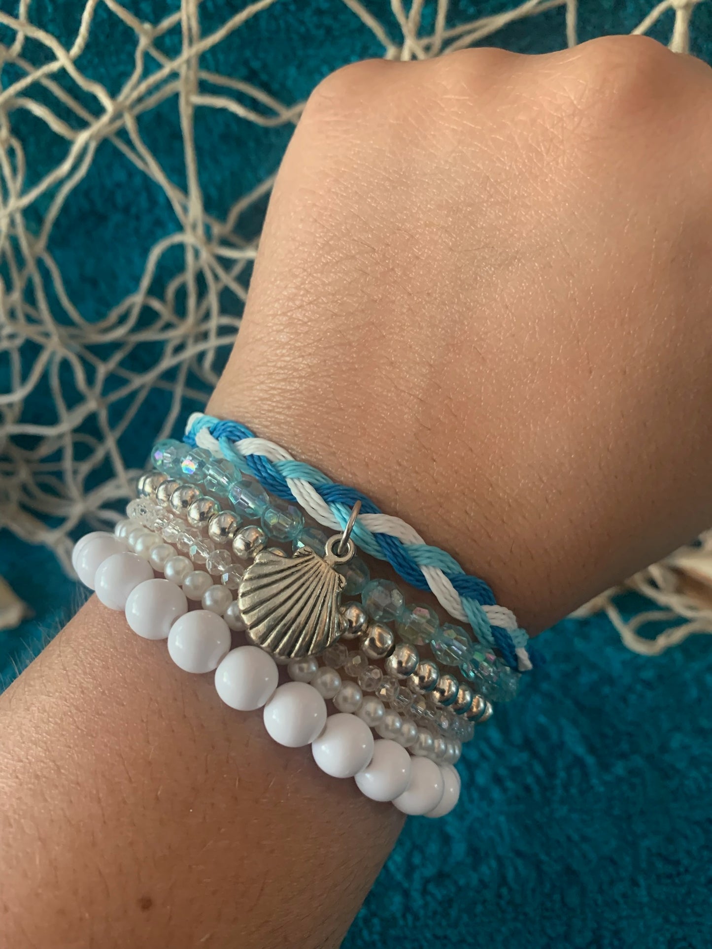 Coastal Charm Stackable Bracelet Set