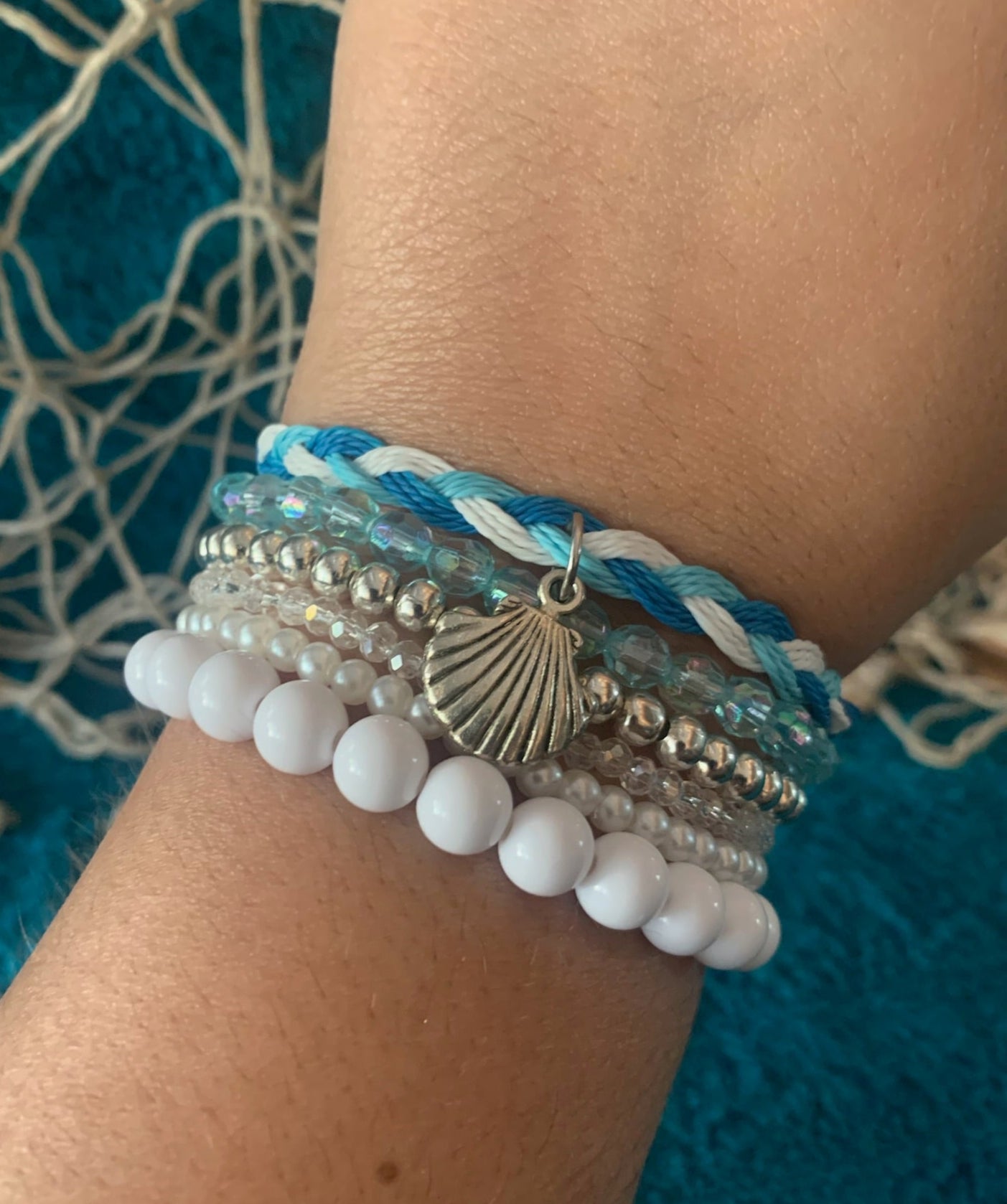 Coastal Charm Stackable Bracelet Set
