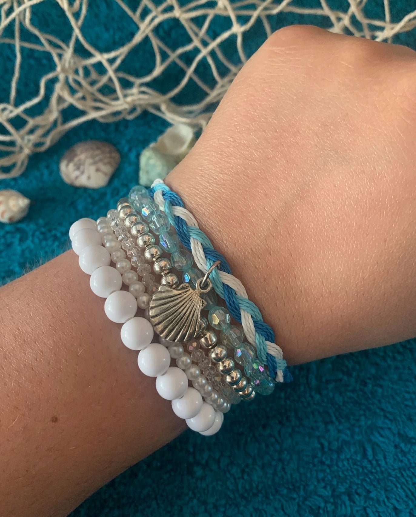 Coastal Charm Stackable Bracelet Set