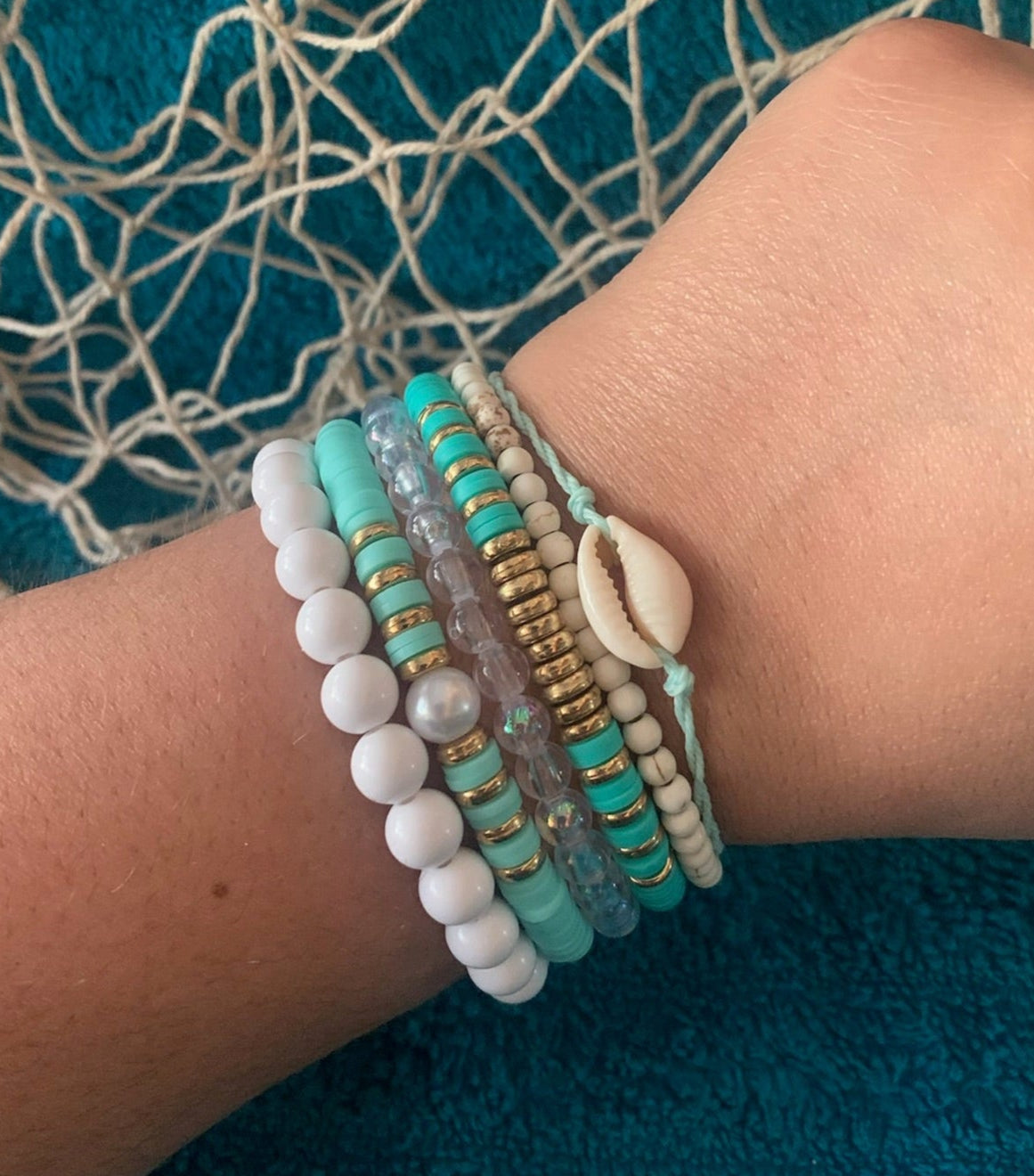 Seaside Style Stackable Bracelet Set