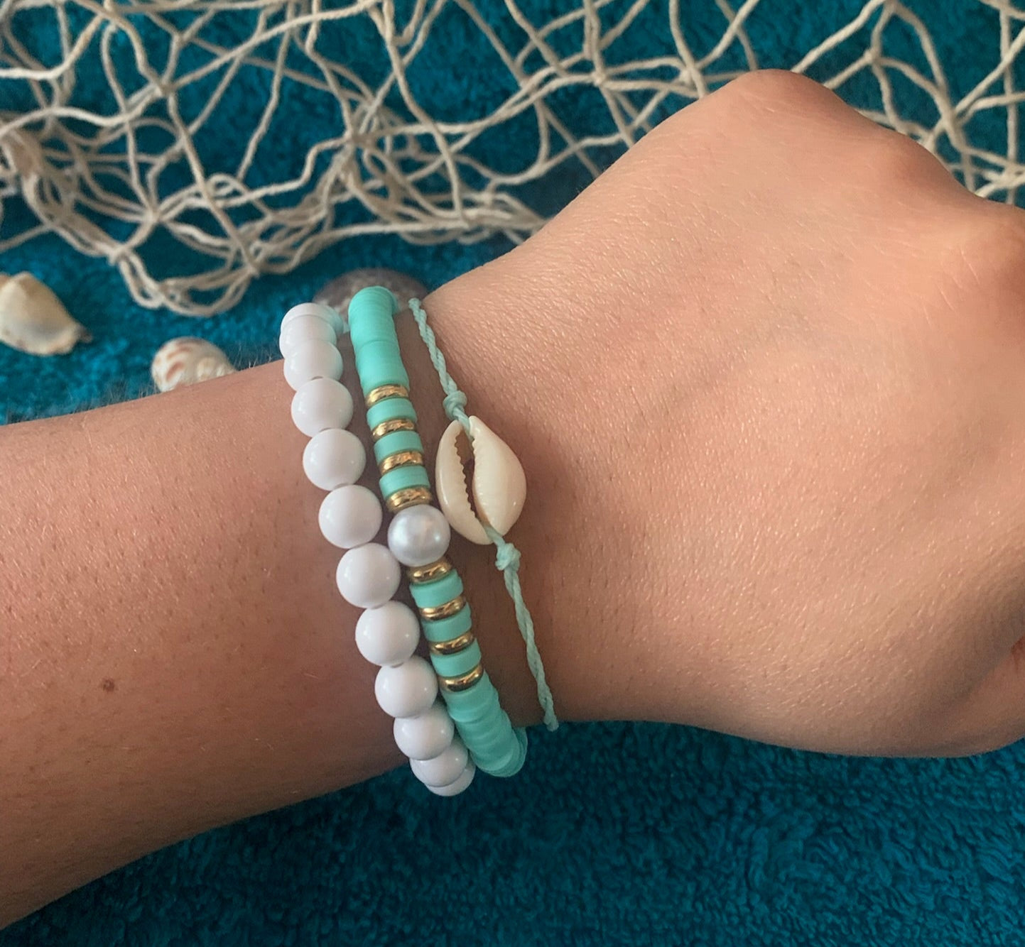 Seaside Style Stackable Bracelet Set