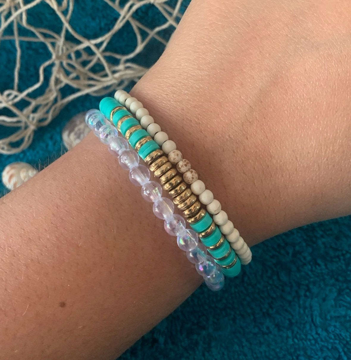 Seaside Style Stackable Bracelet Set