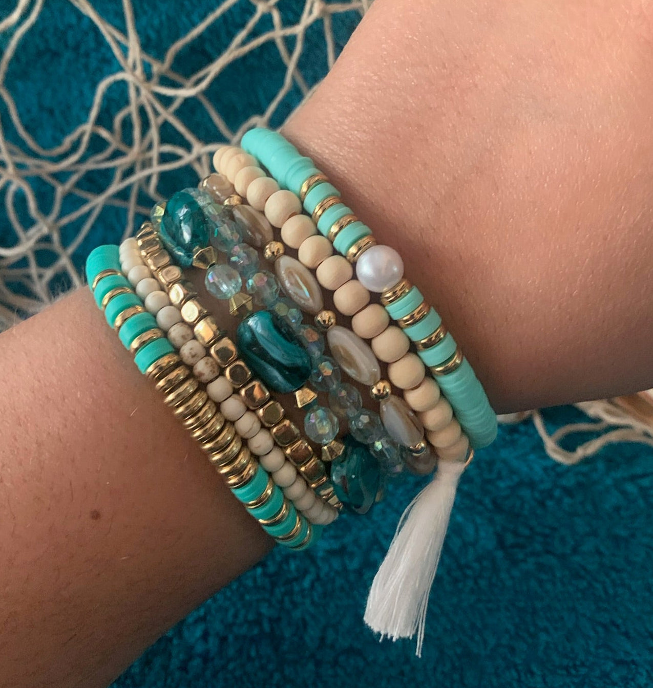 Tropical Treasures Stackable Bracelet Set