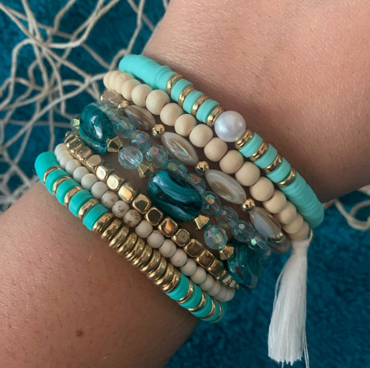 Tropical Treasures Stackable Bracelet Set