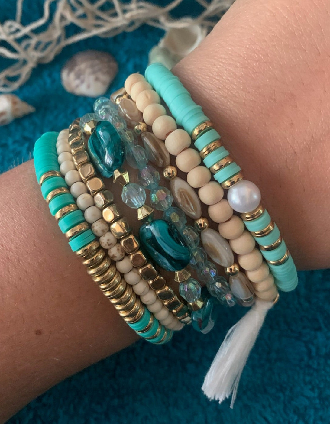 Tropical Treasures Stackable Bracelet Set