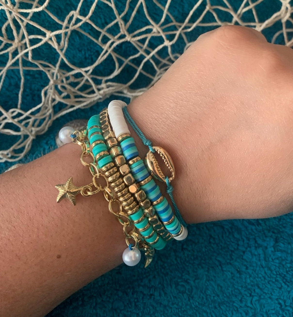 Tropical Trendsetter Stackable Bracelet Set