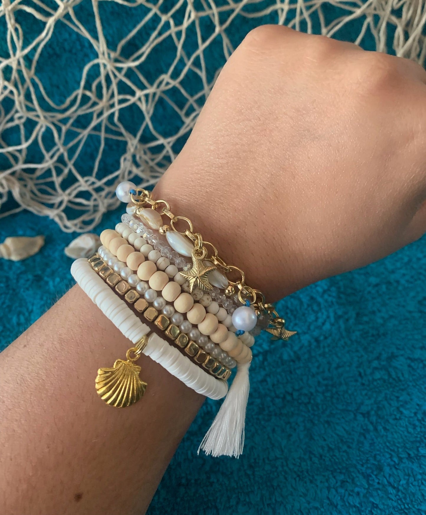 Sparkling Sands Stackable Bracelet Set