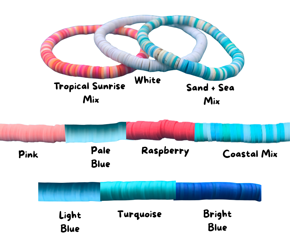 Single Starfish Heishi Bead Bracelet