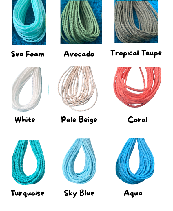 Cowrie Shell Wax Cord Drawstring Bracelet