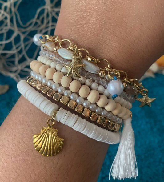 Sparkling Sands Stackable Bracelet Set