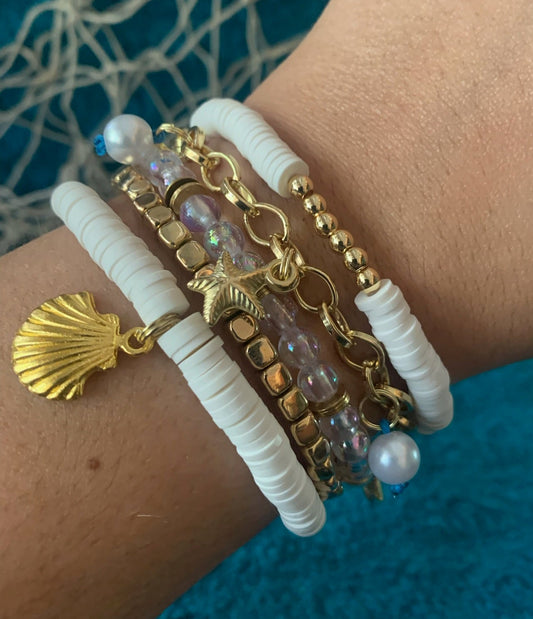 Beauty at the Beach Stackable Bracelet Set