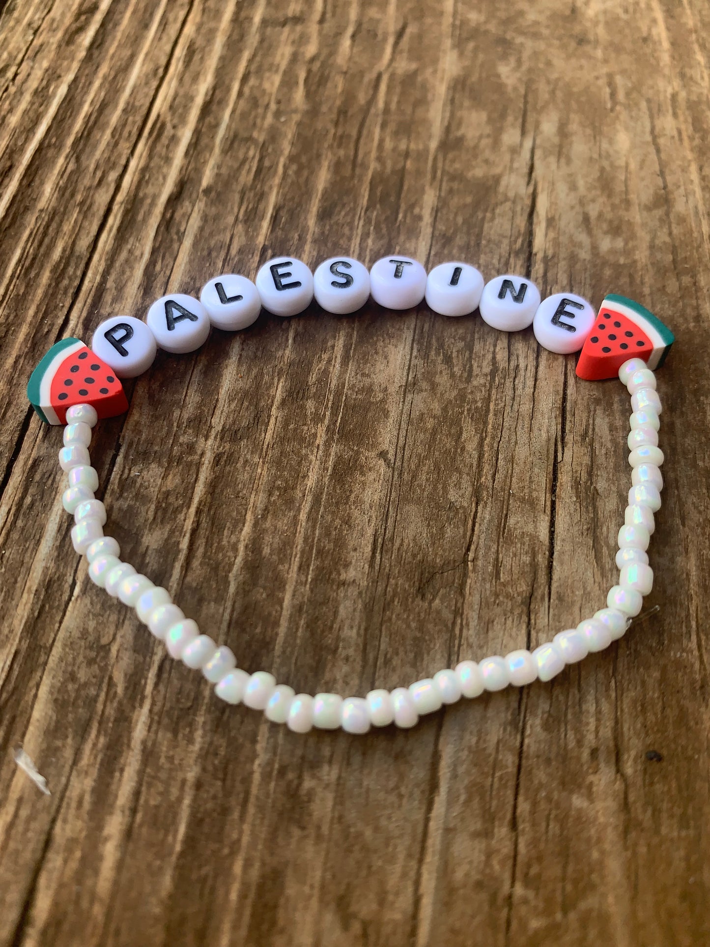 PALESTINE Seed Bead Bracelet