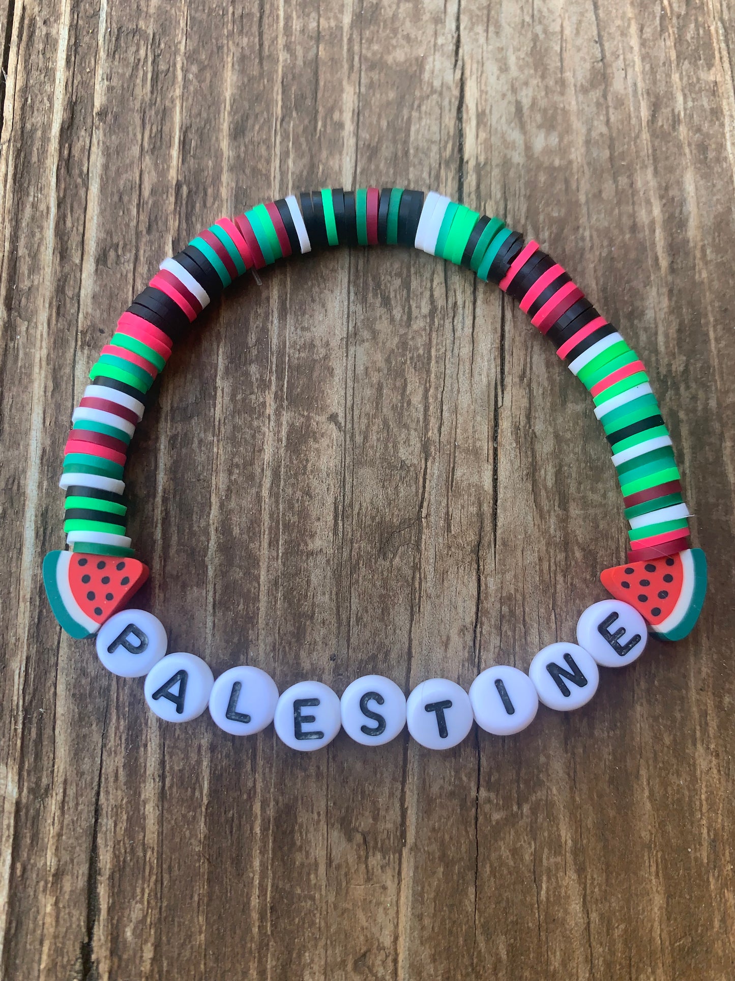 PALESTINE Heishi Bead Bracelet