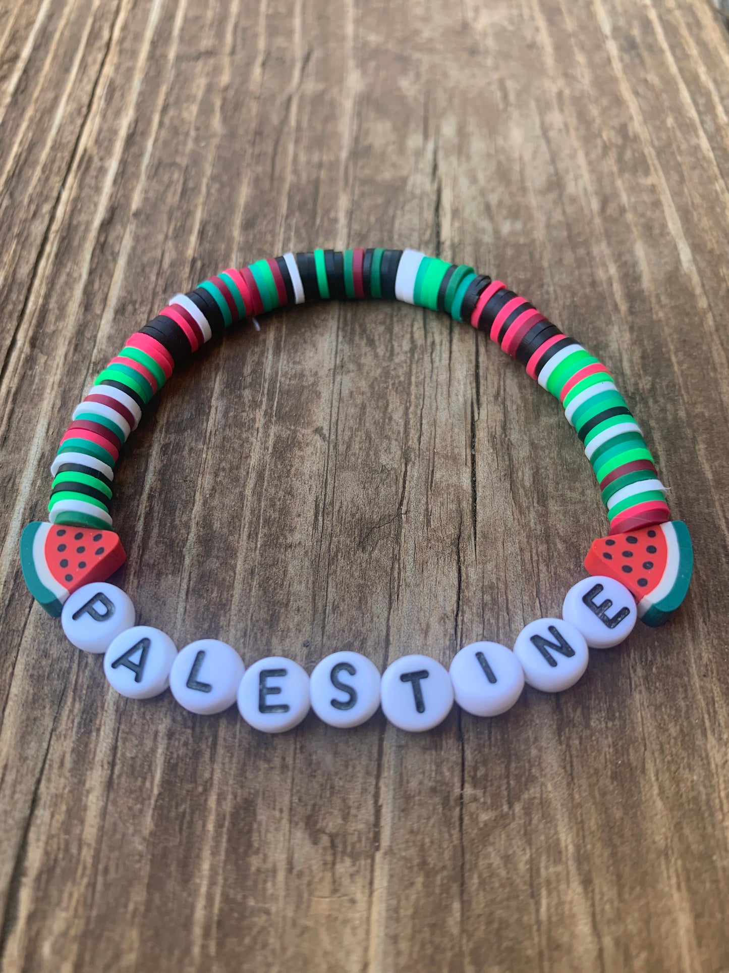 PALESTINE Heishi Bead Bracelet