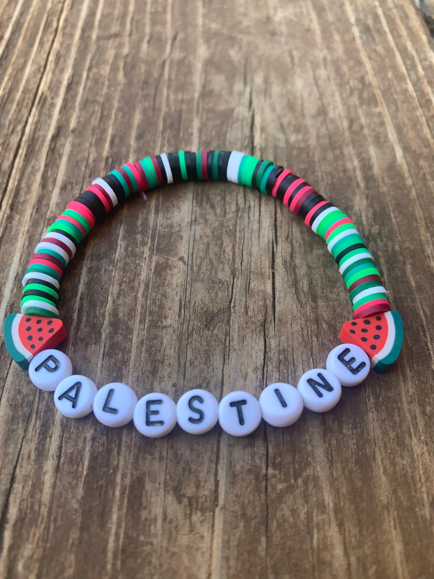 PALESTINE Heishi Bead Bracelet