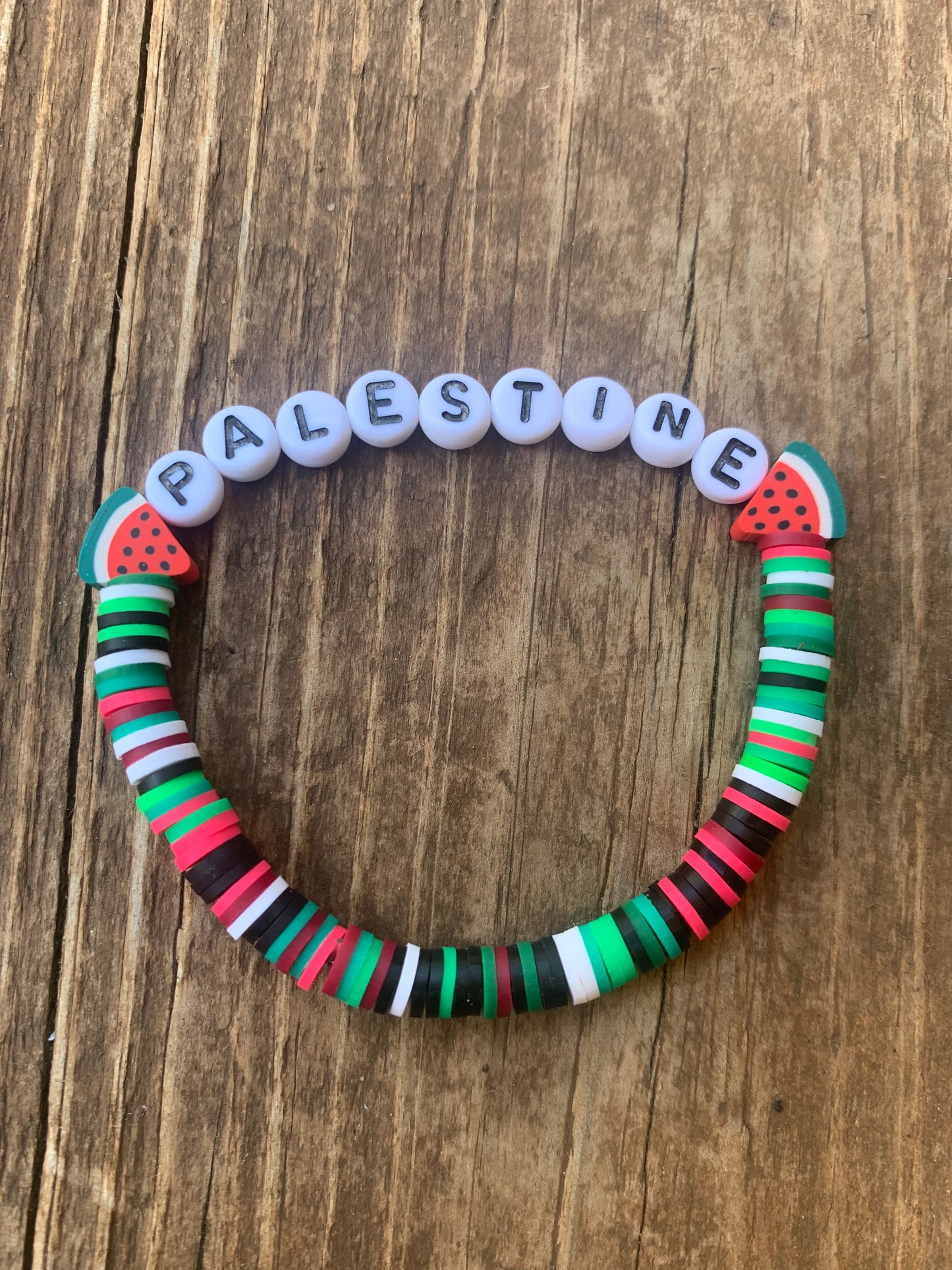 PALESTINE Heishi Bead Bracelet