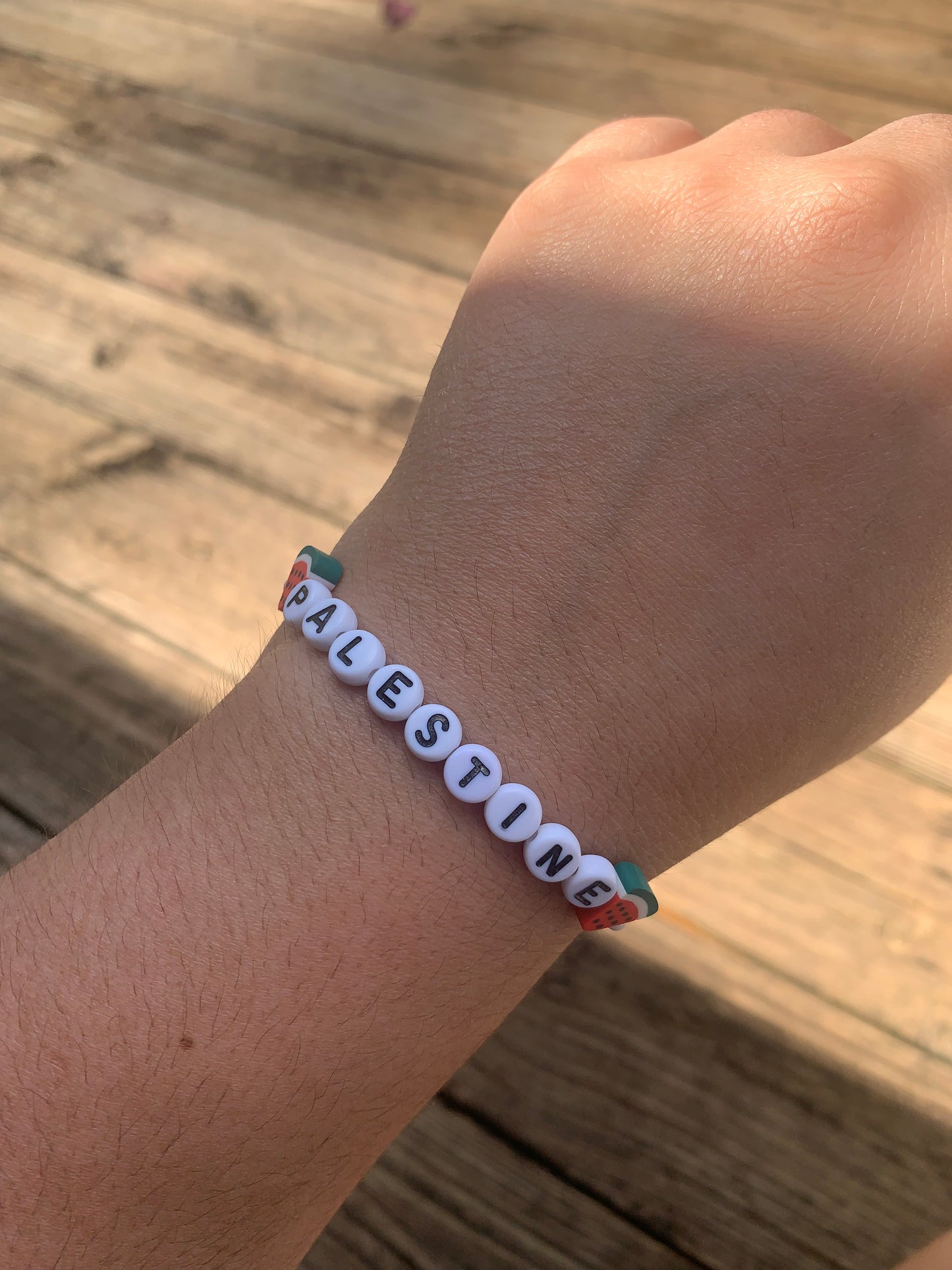 PALESTINE Seed Bead Bracelet