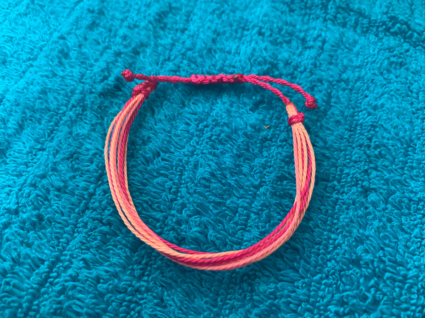 Multi-Color Multi-Strand Wax Cord Bracelet