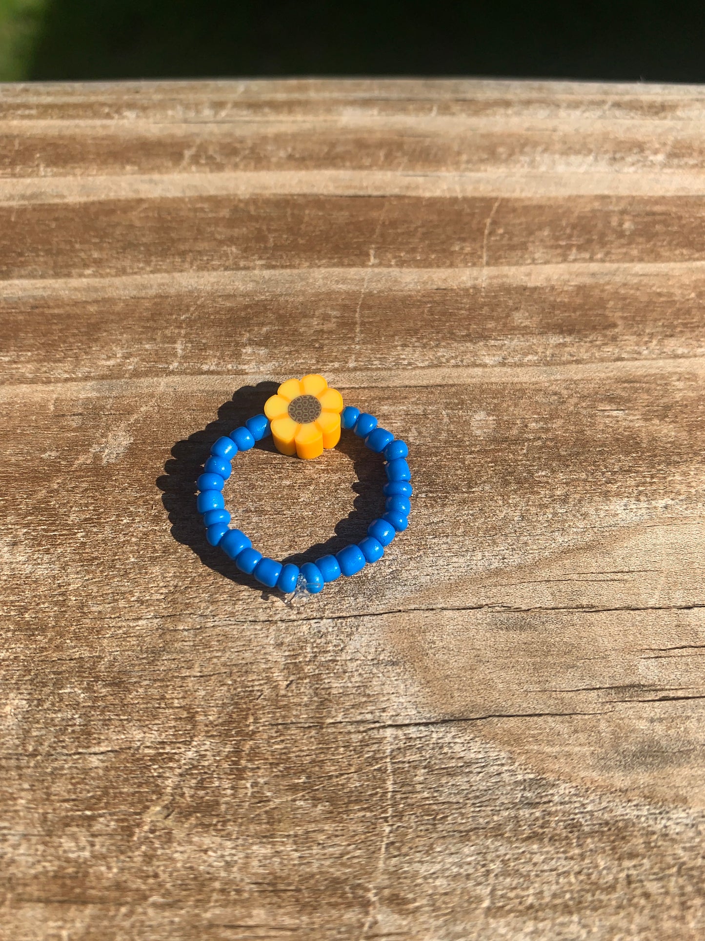 Sunflower Seed Bead Ring