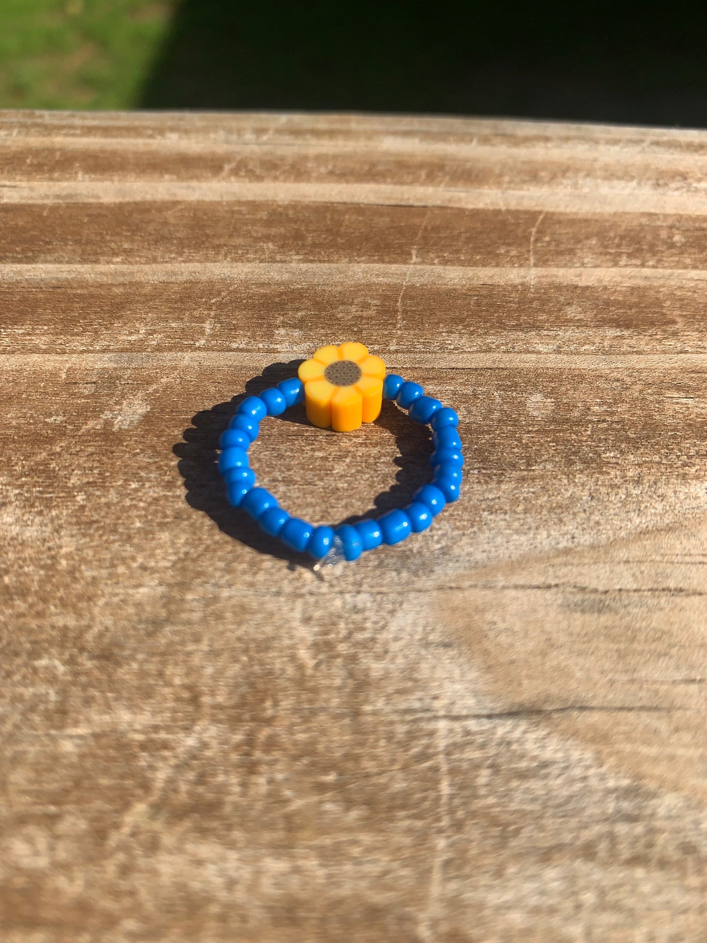 Sunflower Seed Bead Ring