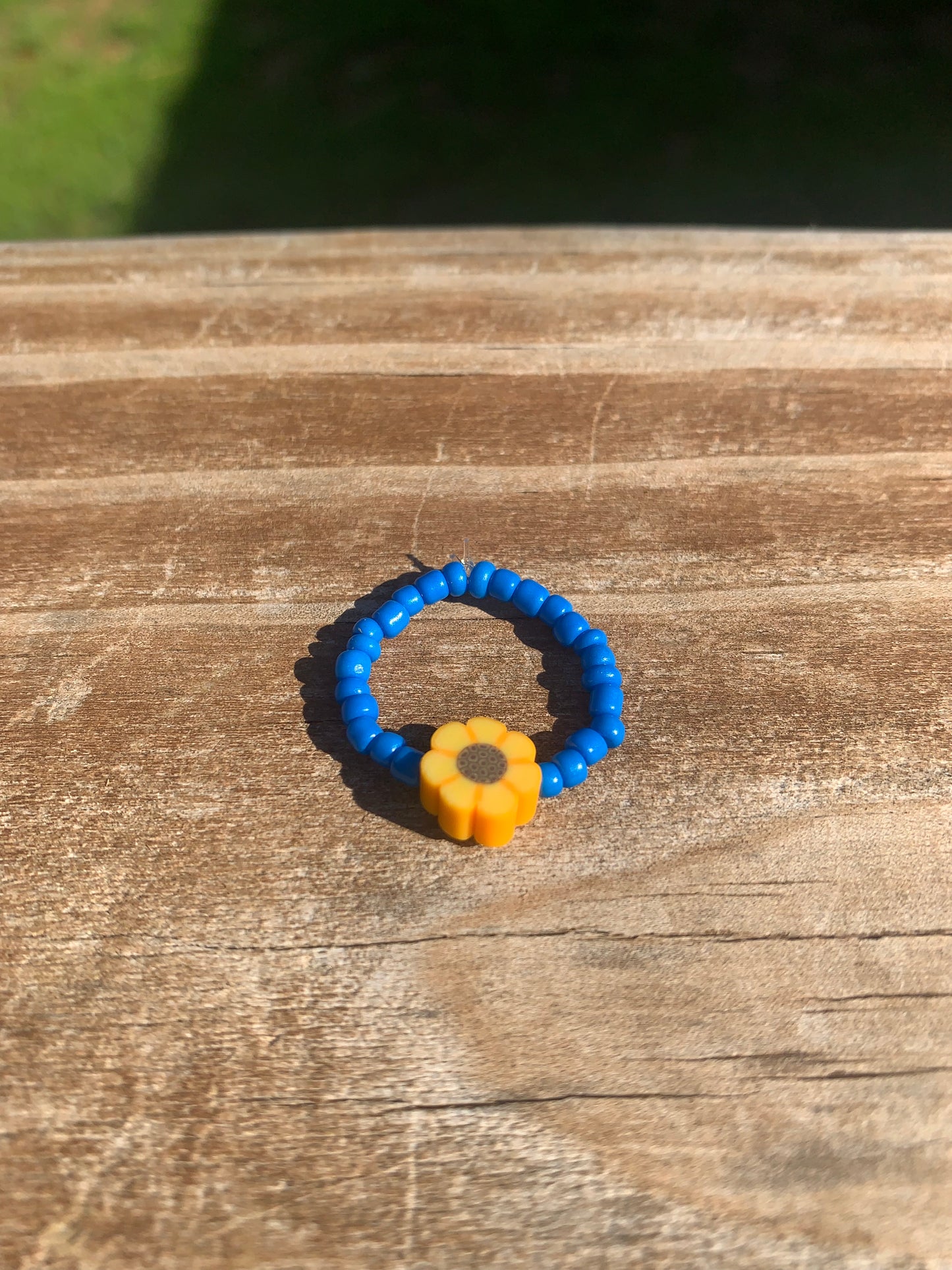 Sunflower Seed Bead Ring