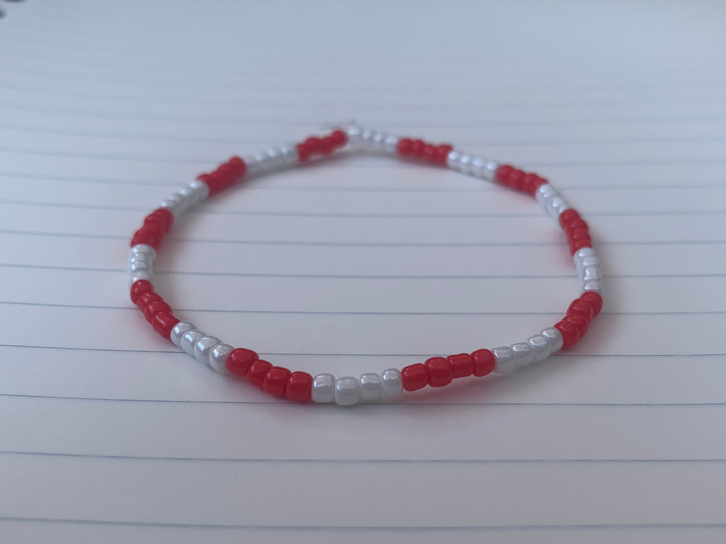 ULL Color Themed Striped Seed Bead Bracelet