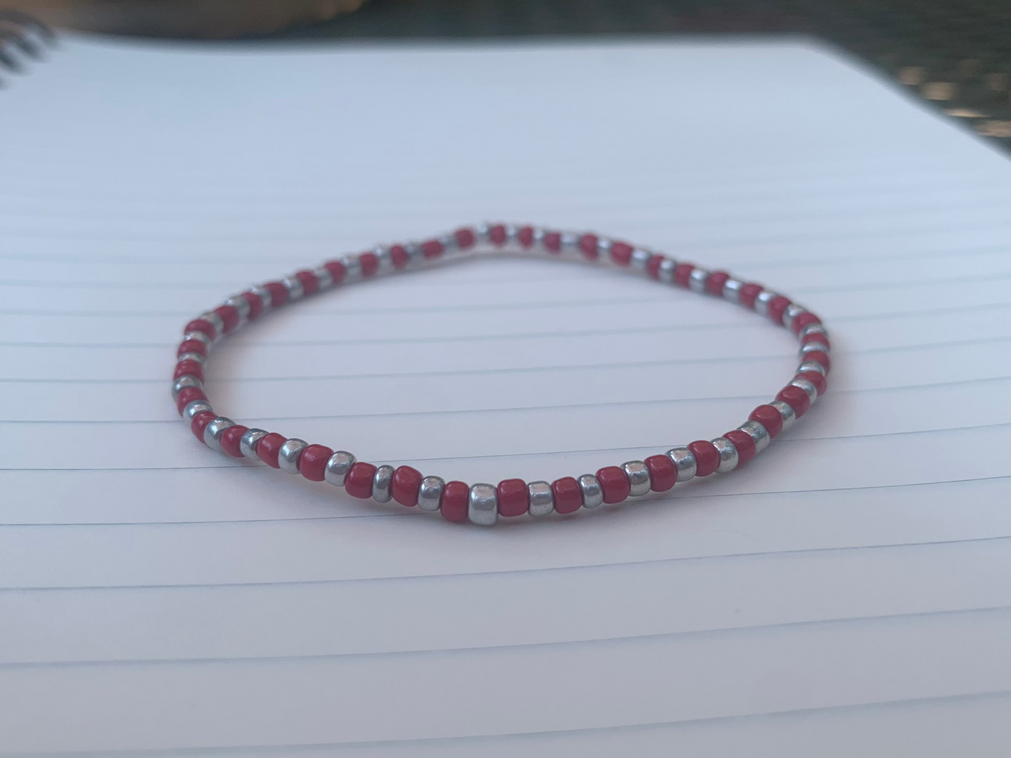 PHS Color Themed Seed Bead Bracelet