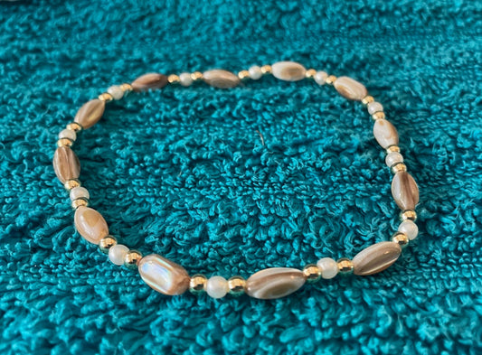 Rice Bead Ankle Bracelet
