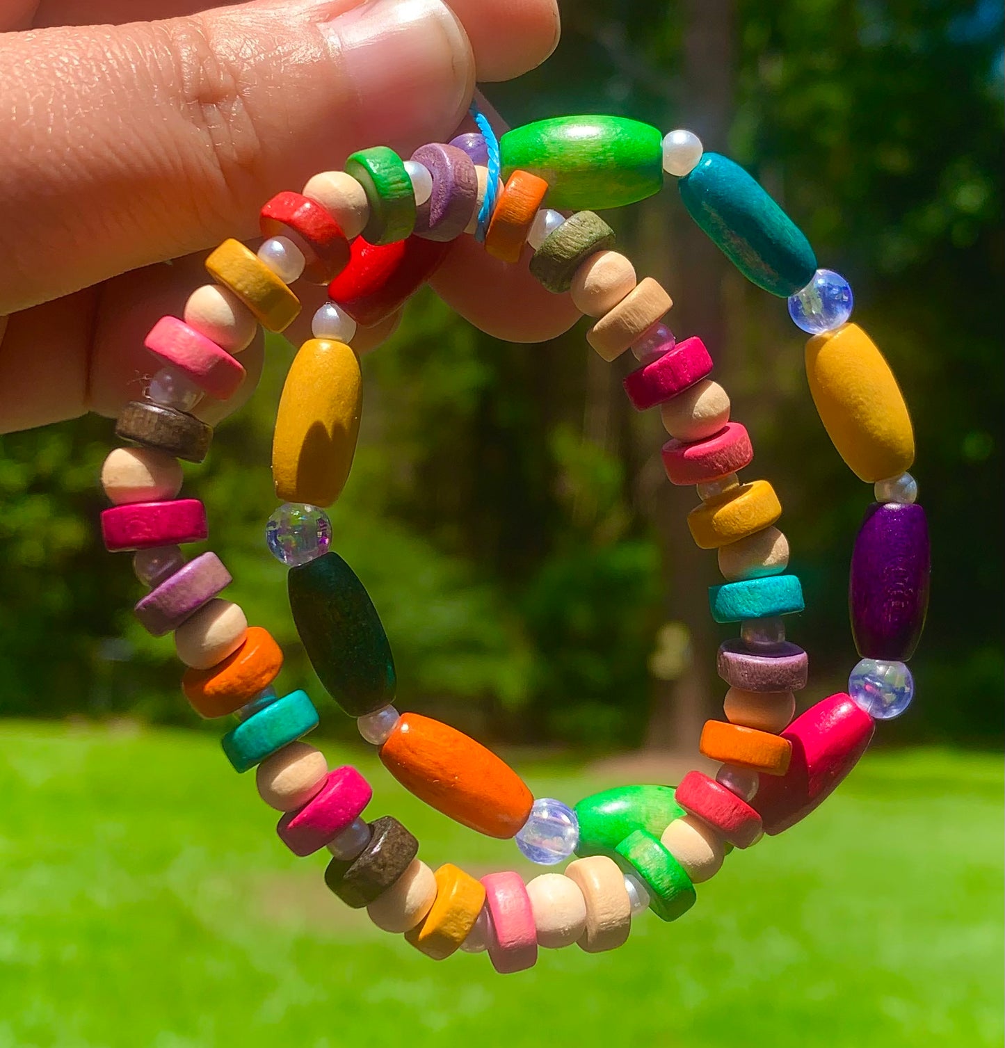 Rangi Changi Wood Bead Bracelet Set (LIMITED)