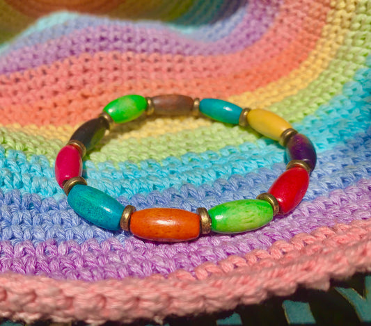 Rangi Changi Wood Bead Bracelet (LIMITED)