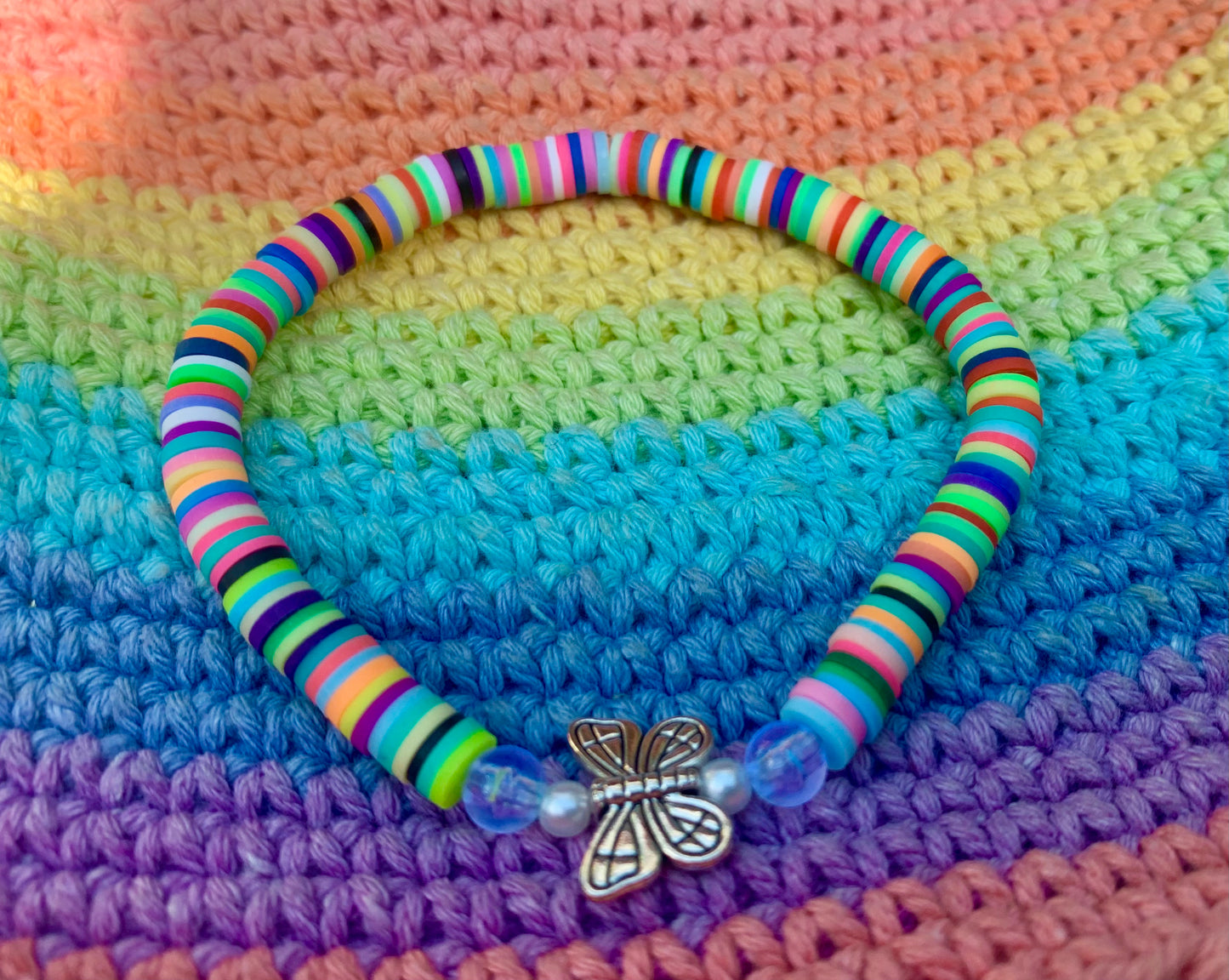 Rangi Changi Rainbow Butterfly Bracelet