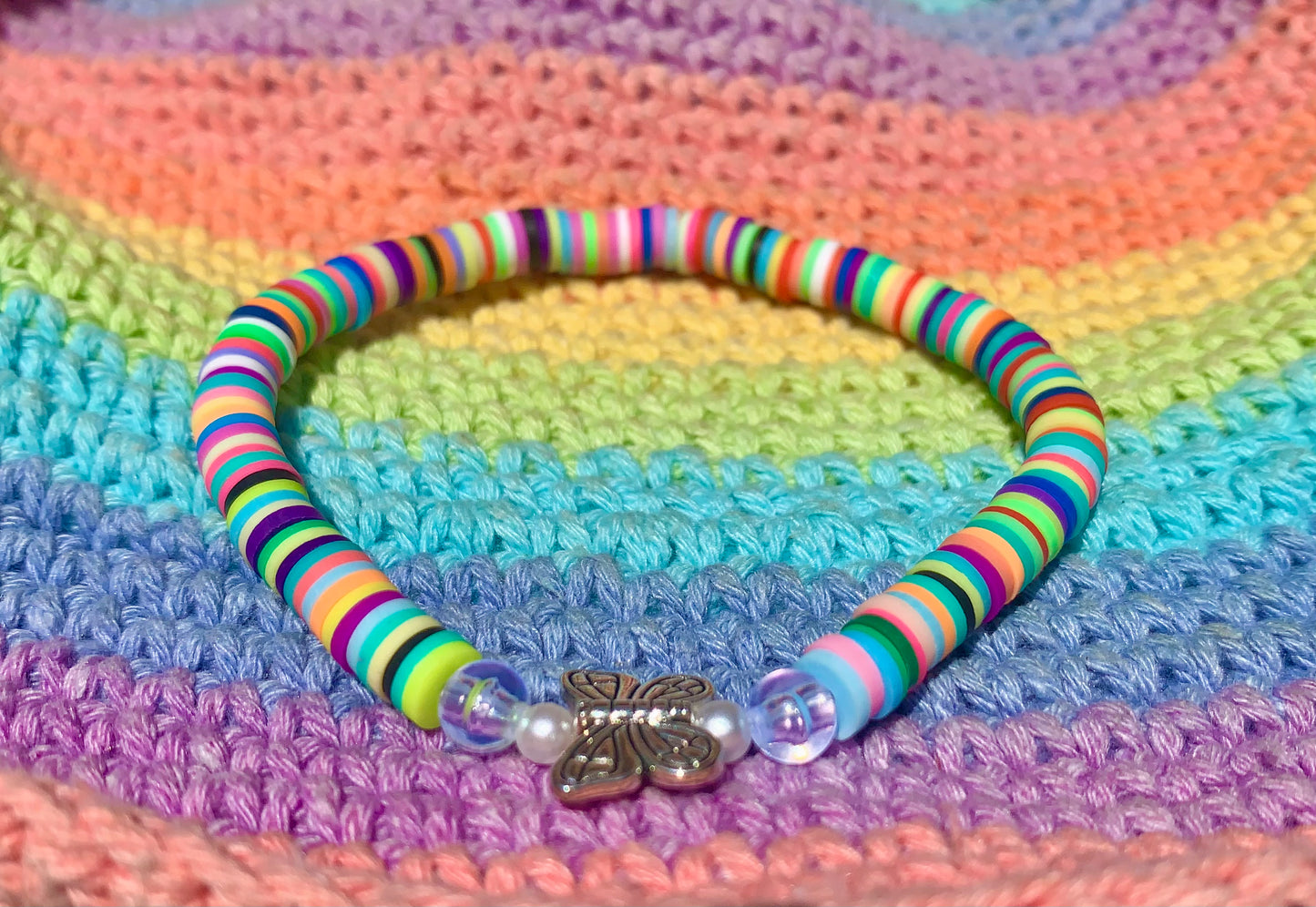 Rangi Changi Rainbow Butterfly Bracelet