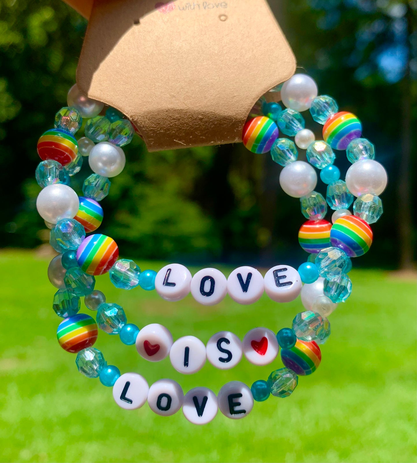 "Love is Love" Pride Bracelet Set