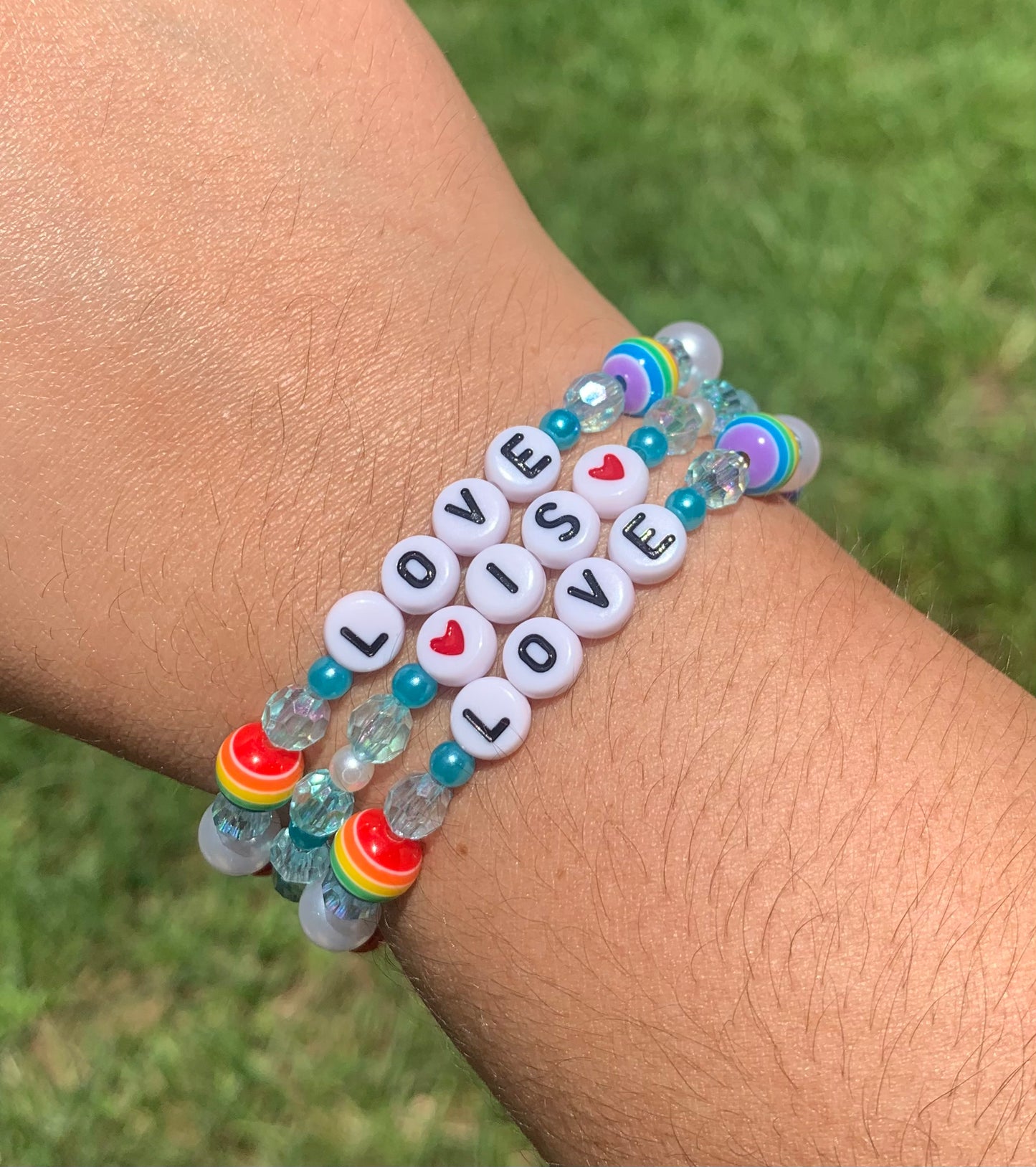 "Love is Love" Pride Bracelet Set