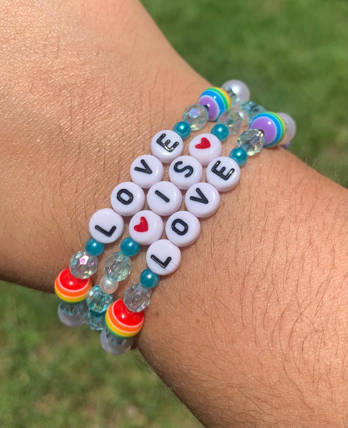 "Love is Love" Pride Bracelet Set