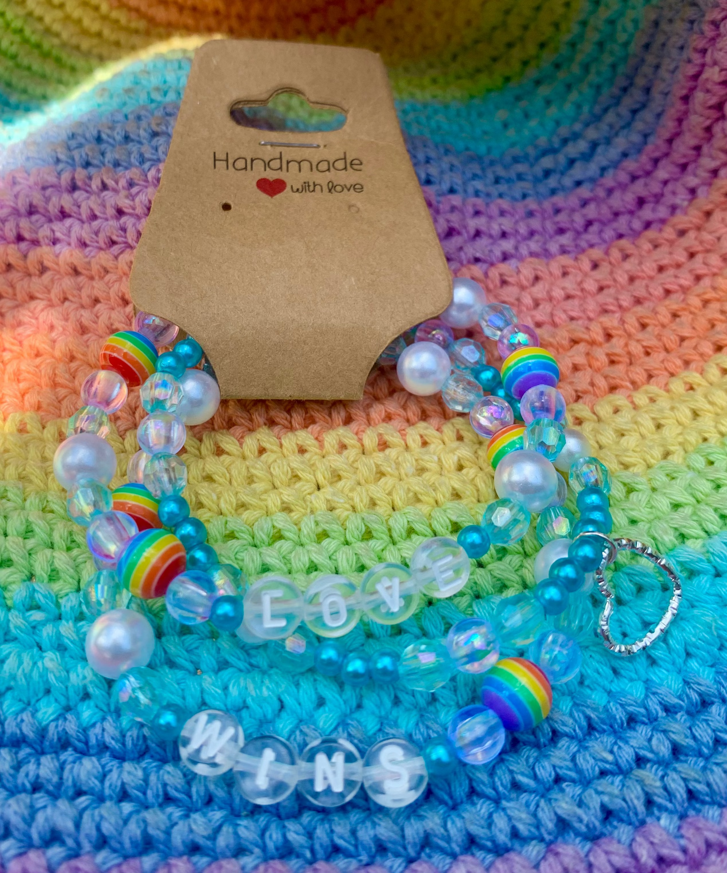 "Love Wins" Pride Bracelet Set